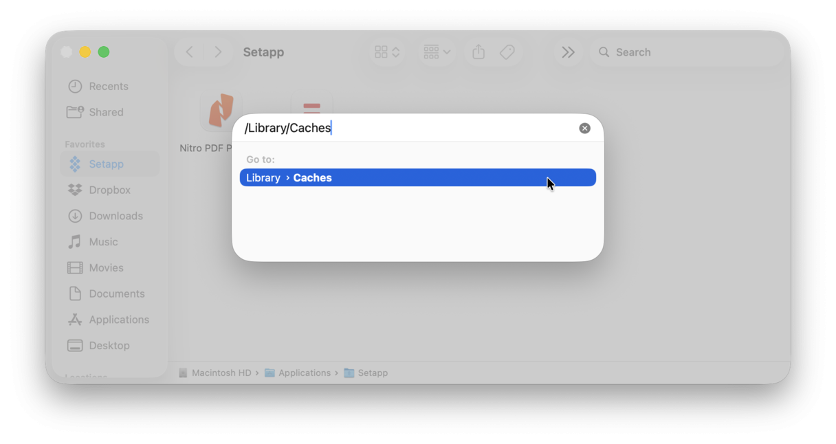 Remove system cache on Mac