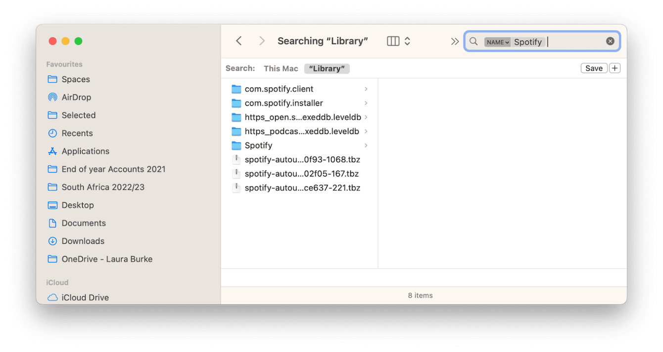 How to delete app leftover files