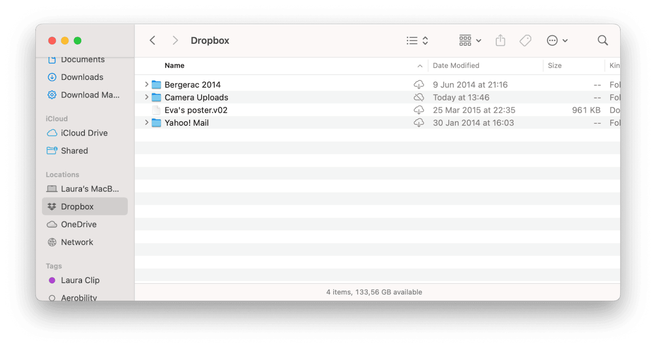 How to back up Dropbox with an external drive on Mac