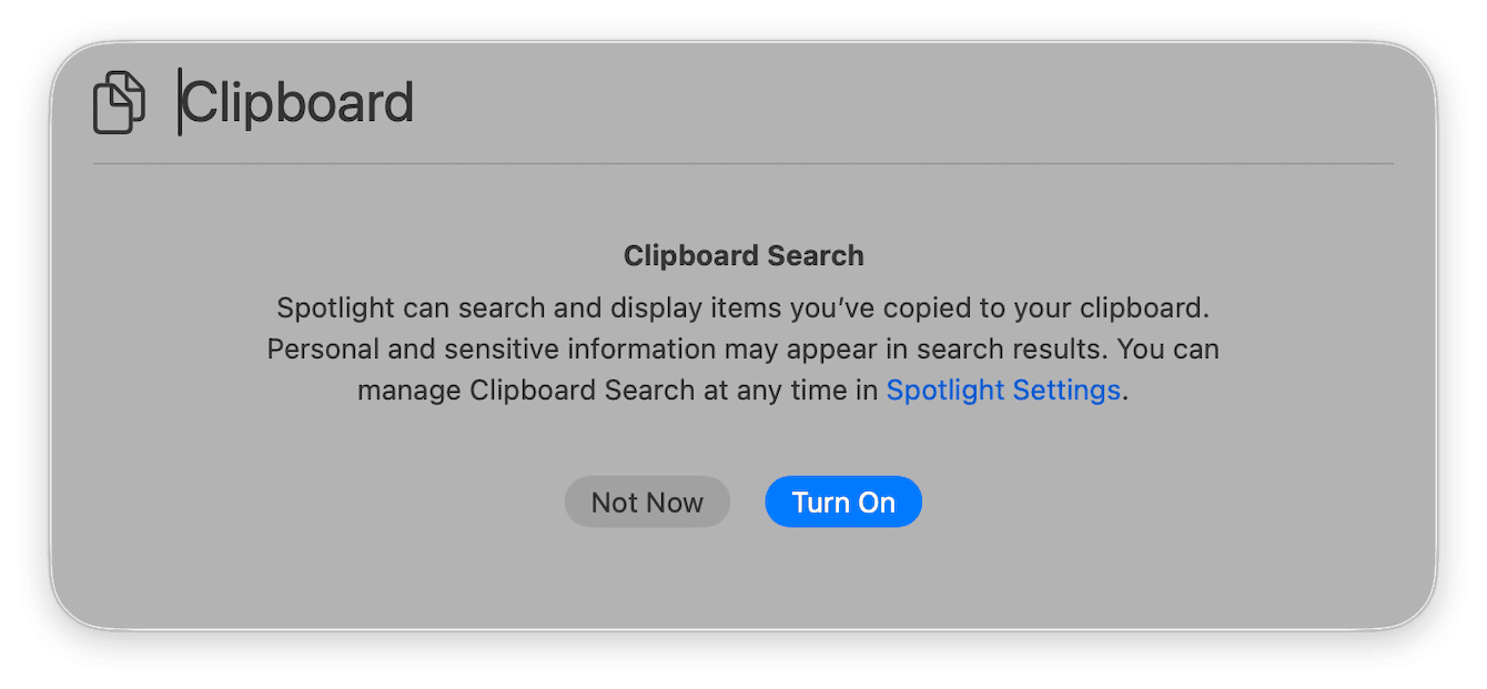 Clipboard history on Mac