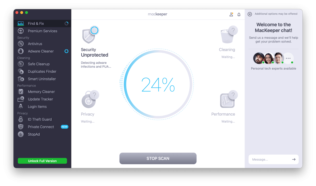 MacKeeper cleaner for Mac