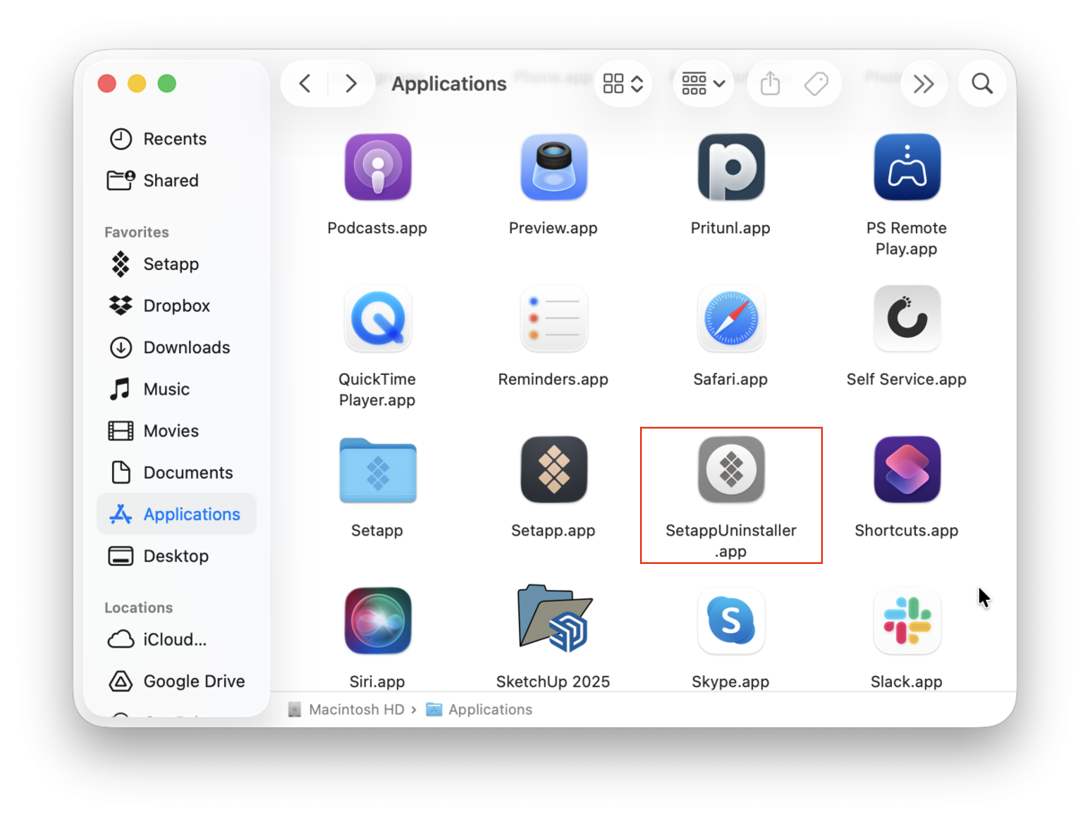 Delete programs on Mac using their own uninstaller