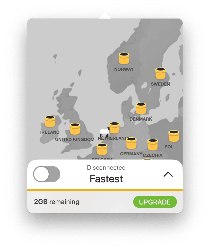 How to turn off VPN on Mac via the VPN app