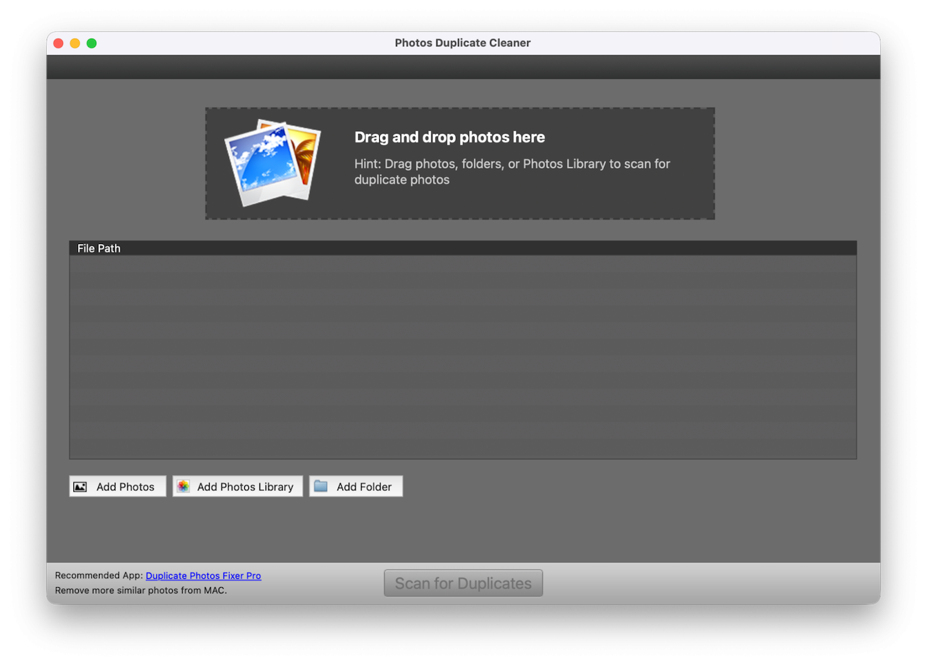 Photos Duplicate Cleaner