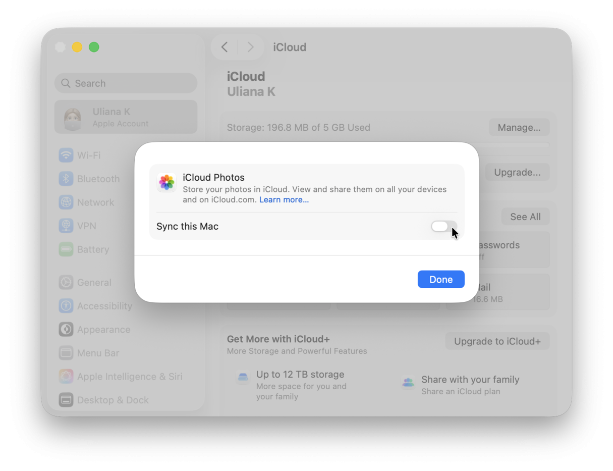 How to enable iCloud Photos on Mac