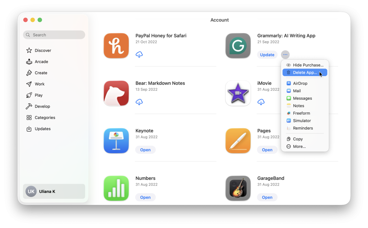 How to delete apps from Mac via the App Store