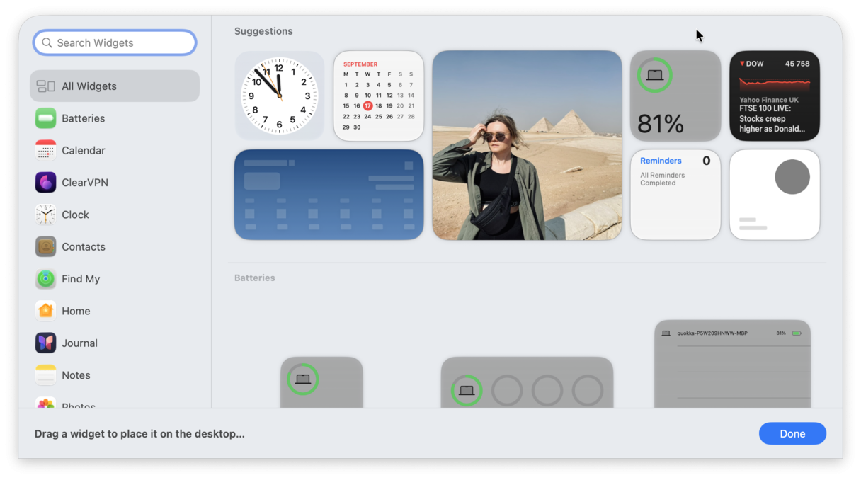 Desktop widgets that actually do something