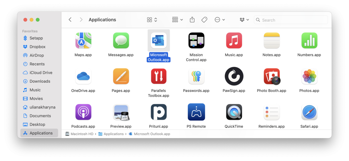 how to remove Microsoft apps from Mac