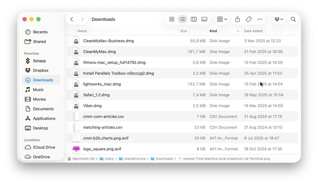 Removing duplicate files