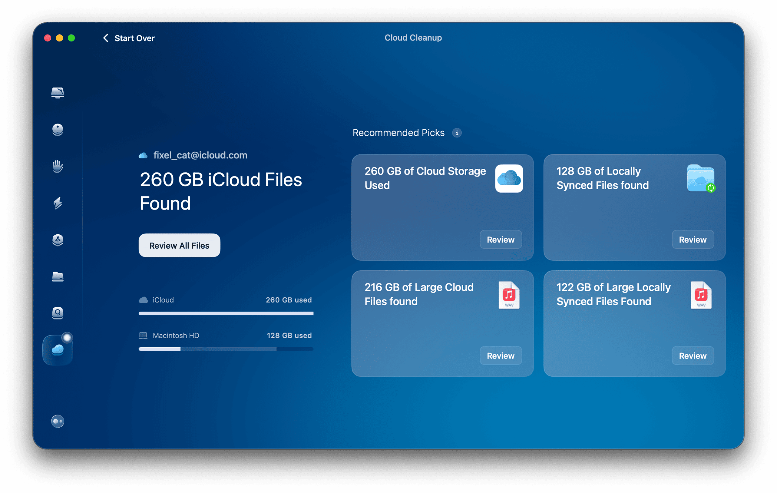 Cloud Cleanup tool in CleanMyMac
