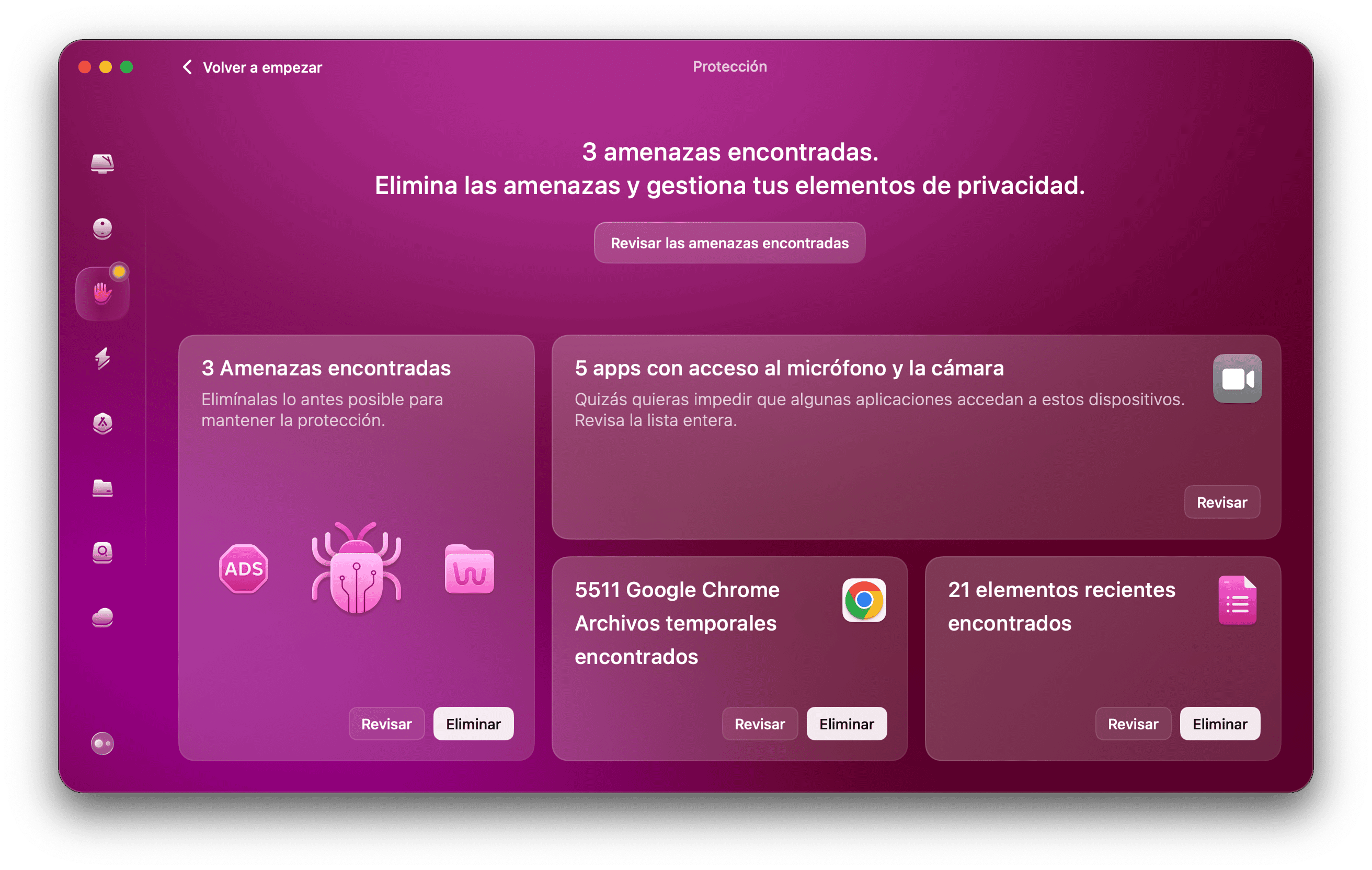 Analiza el Mac en busca de malware
