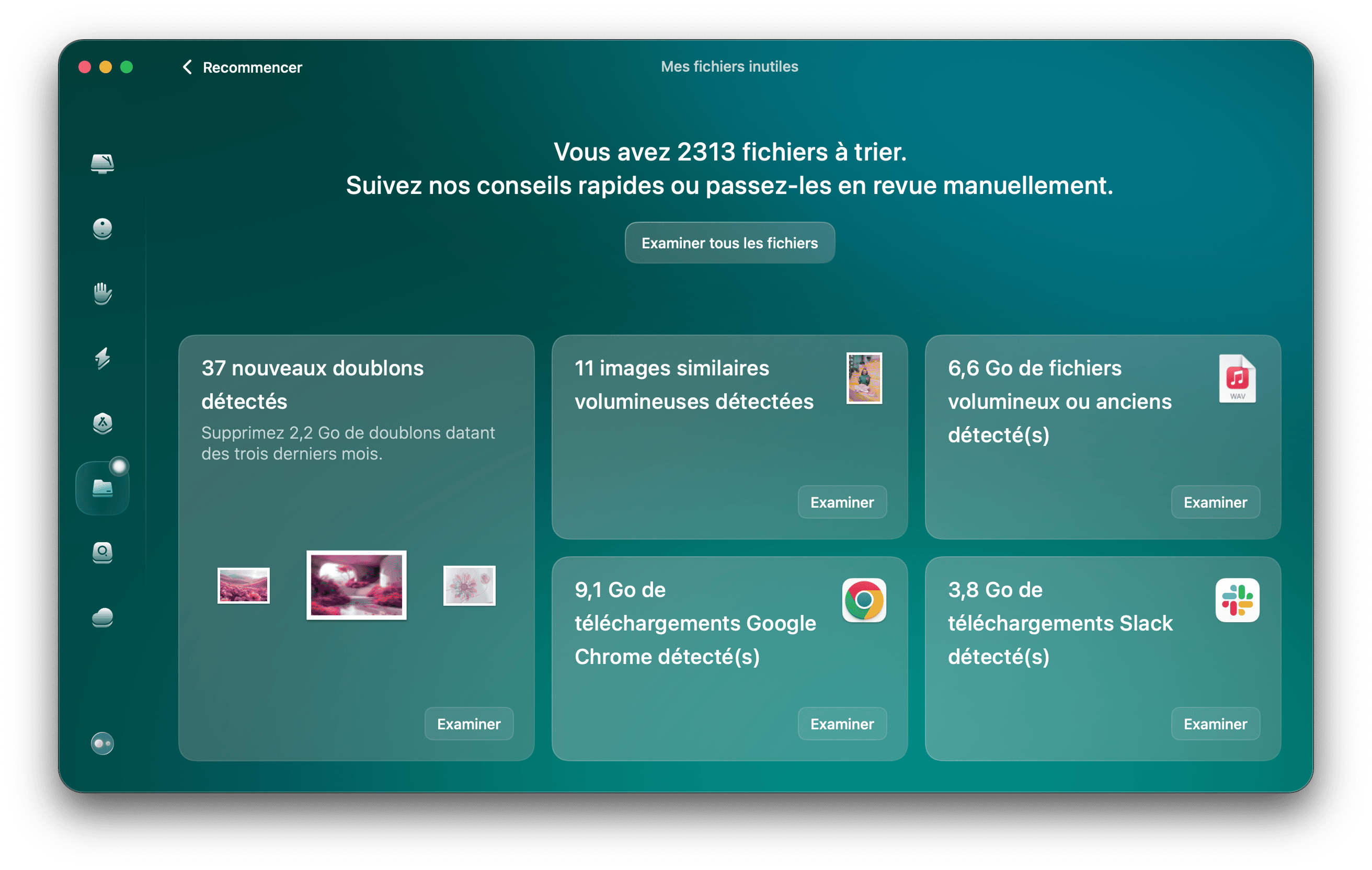 Autres fichiers dans CleanMyMac