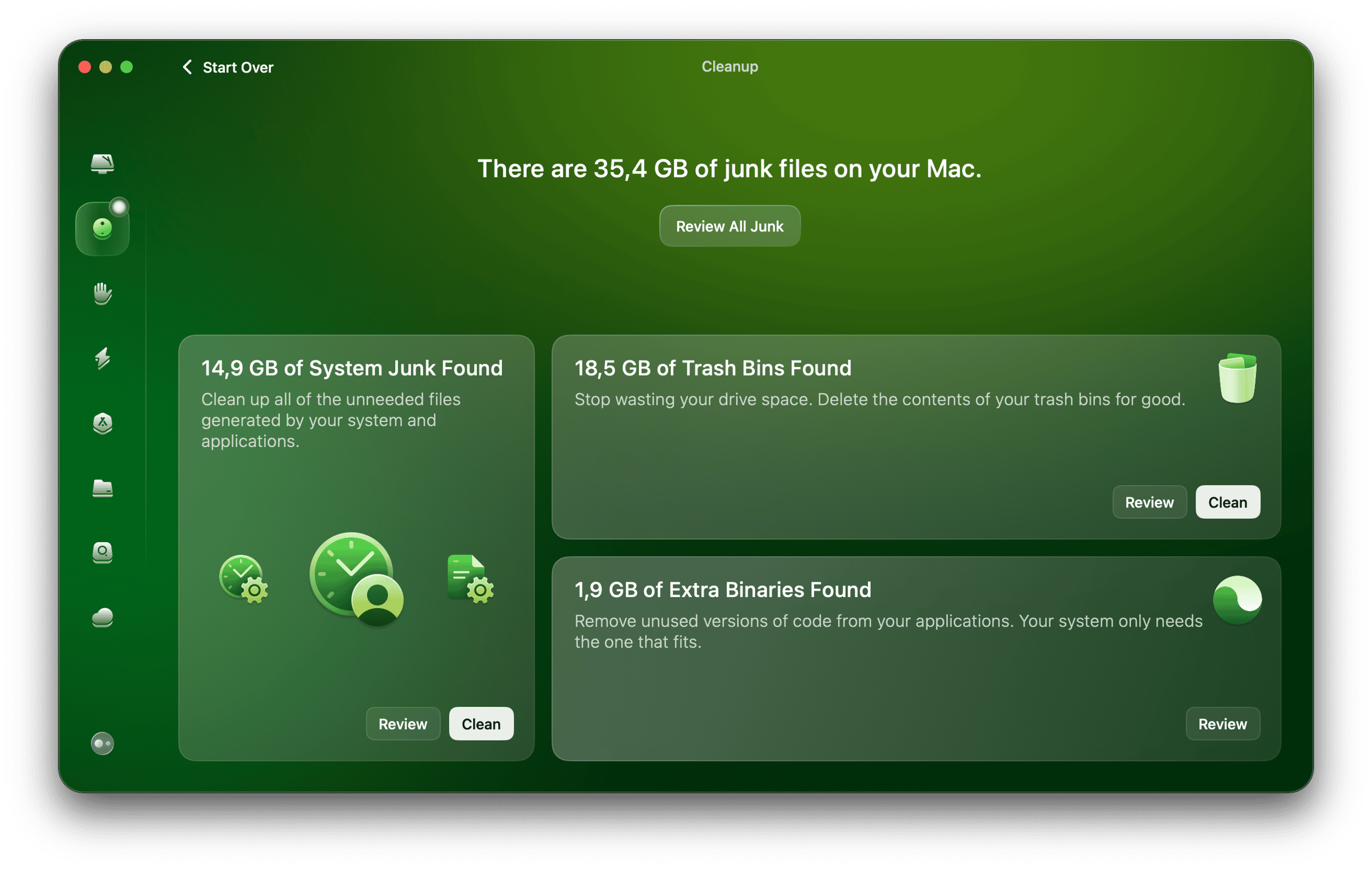 CleanMyMac - System Junk