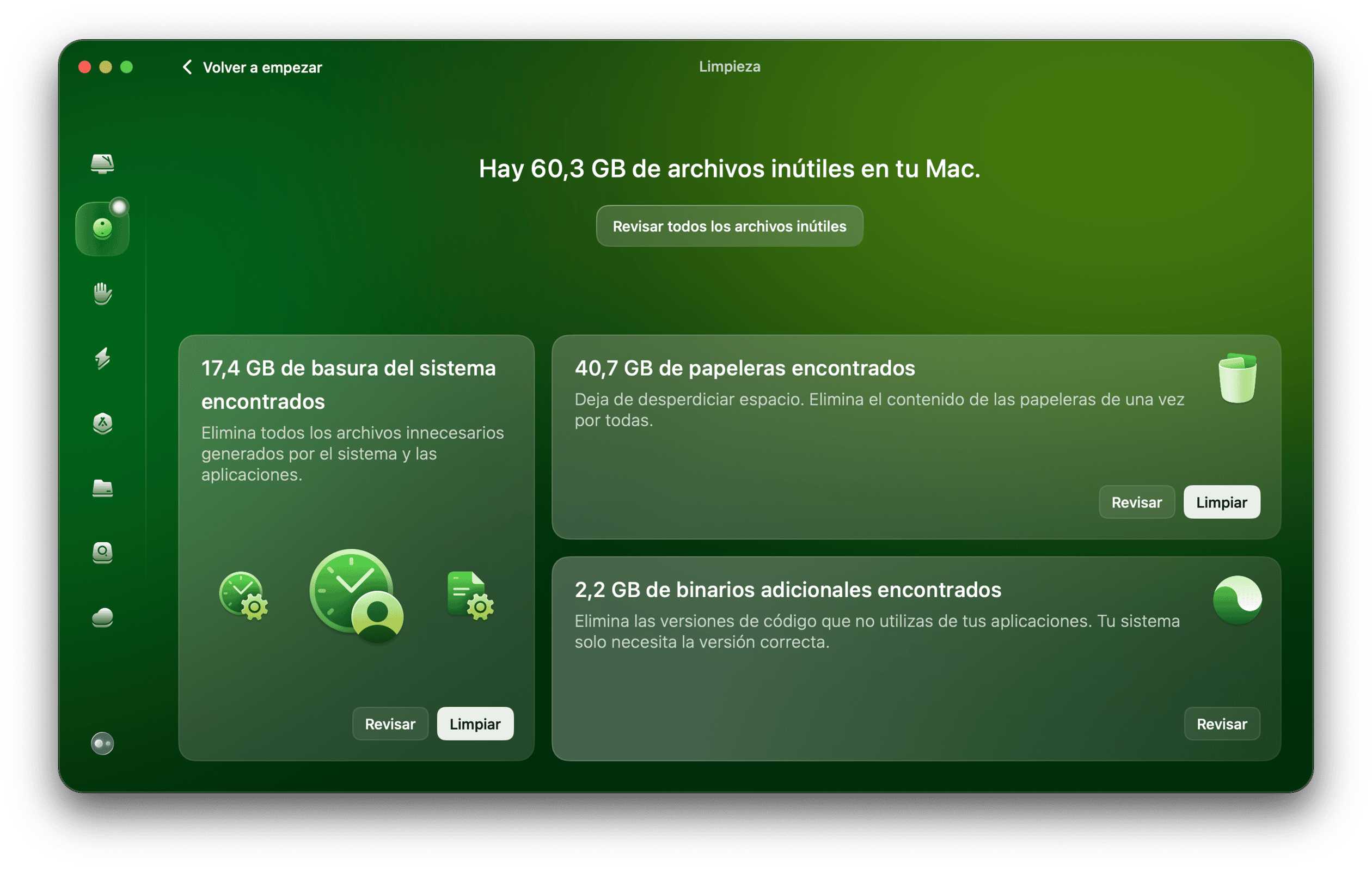 CleanMyMac &ndash; Limpieza