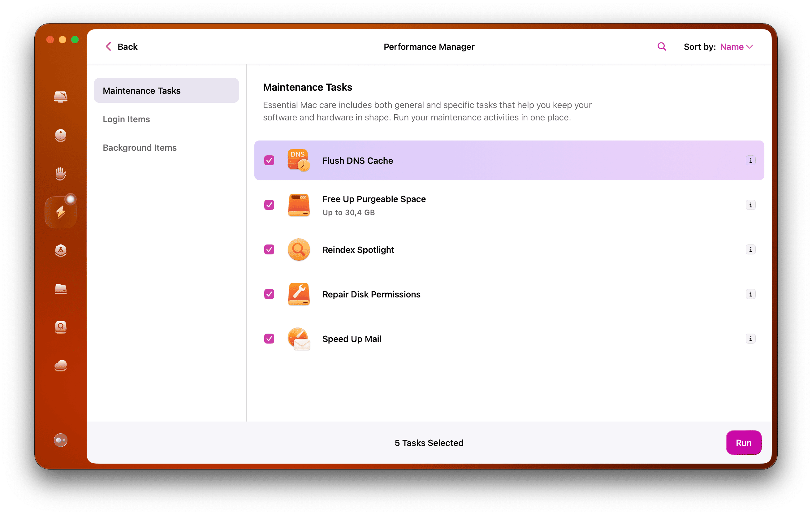 Flush DNS cache in Maintenance