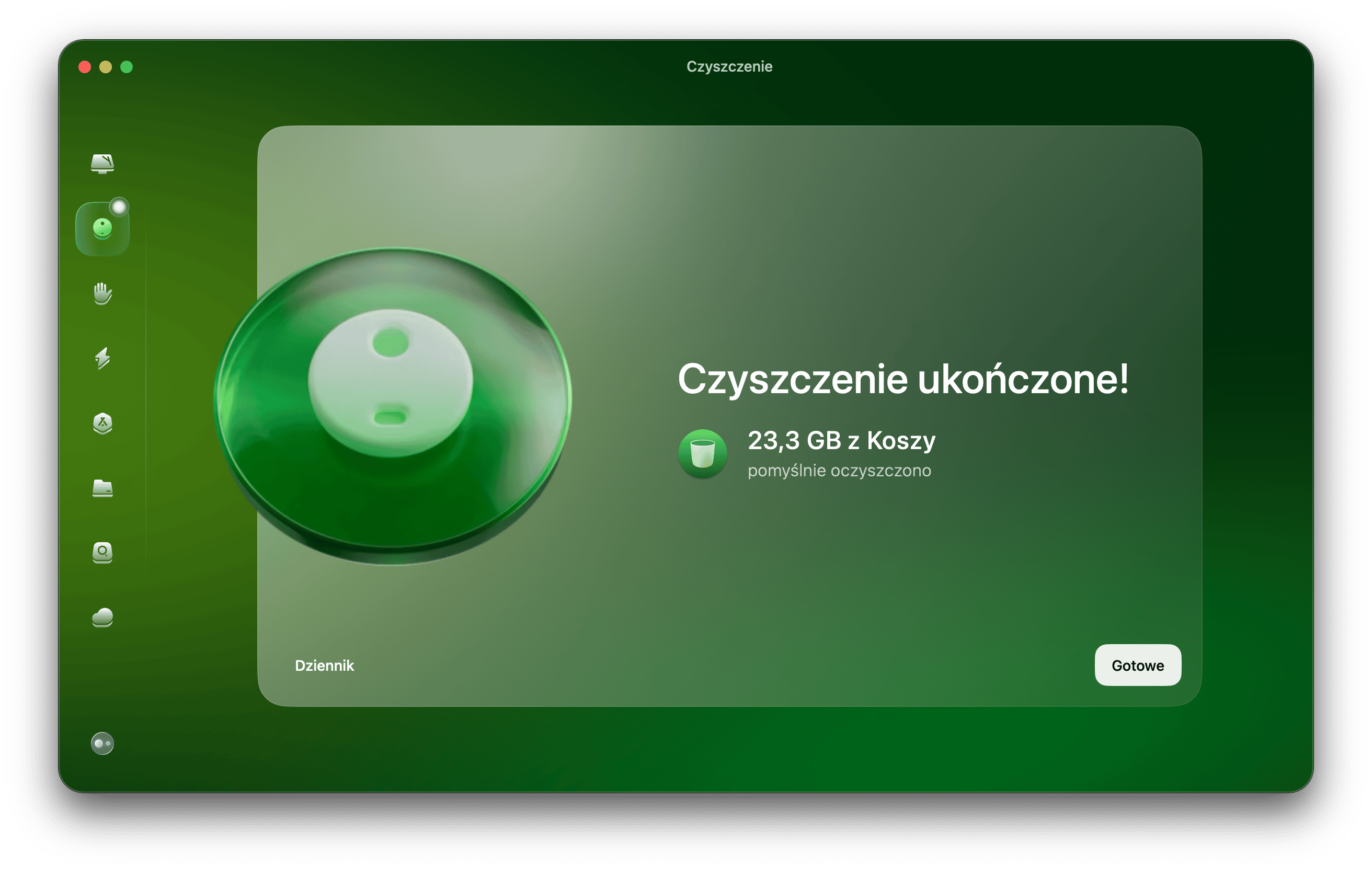 CleanMyMac &ndash; moduł Czyszczenie