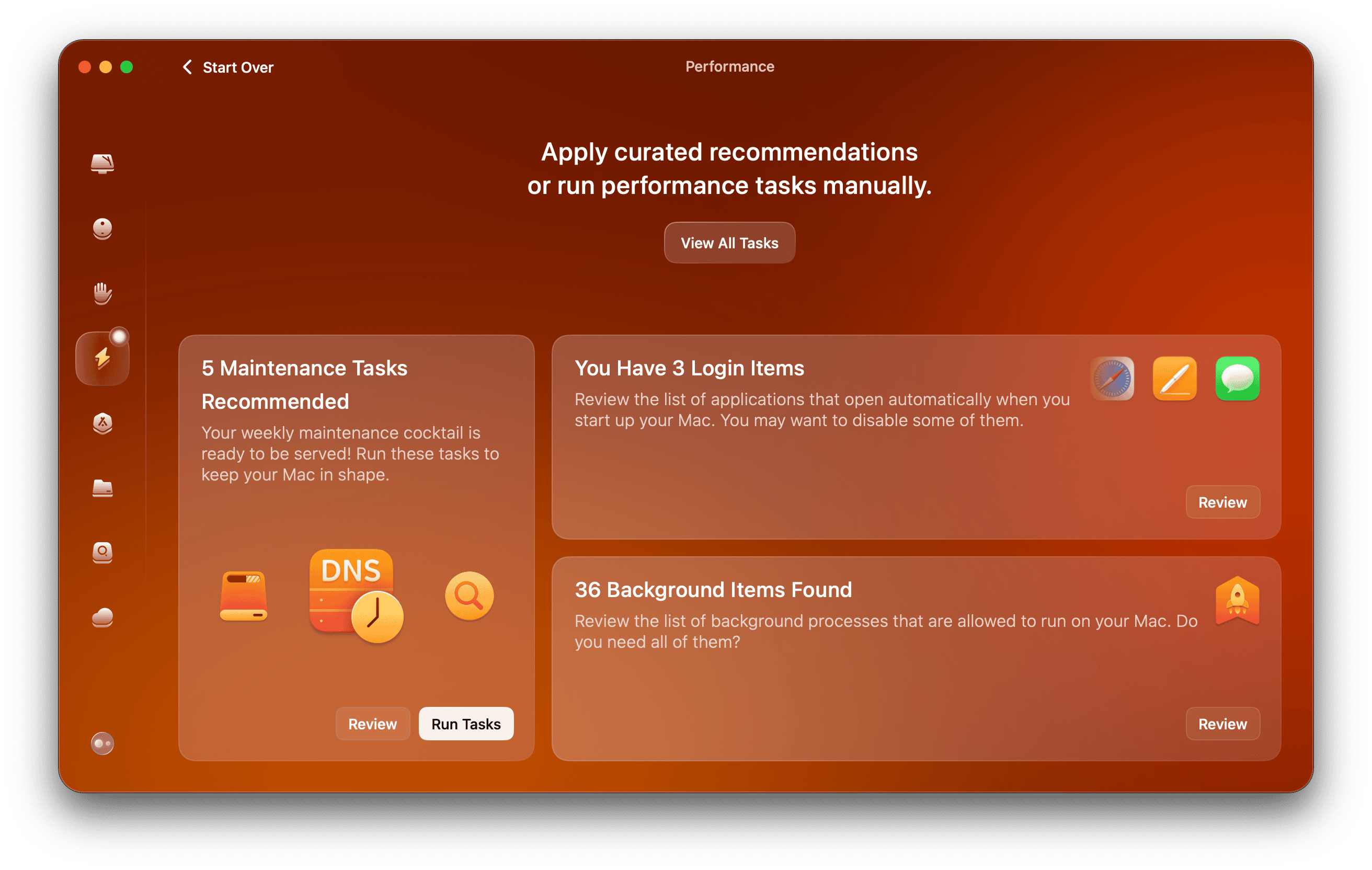 Performance module in CMM