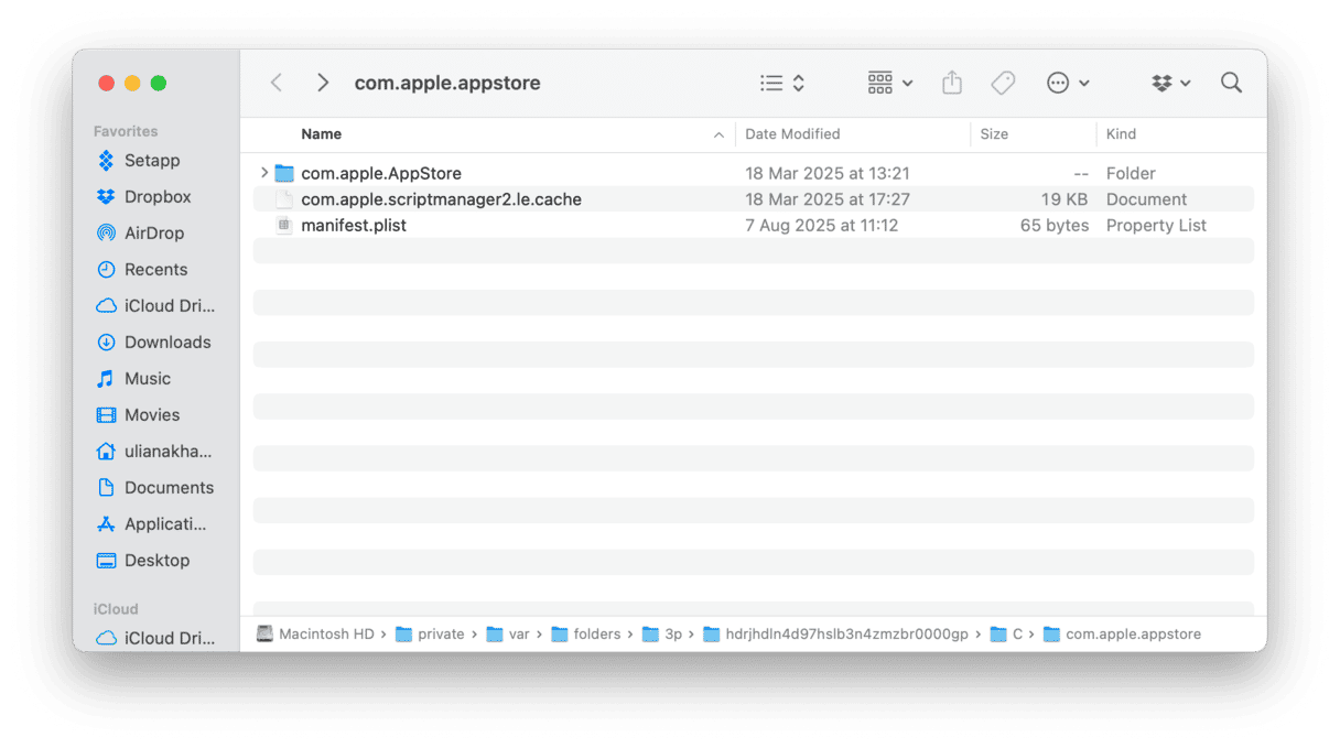 How to reset App Store cache on Mac