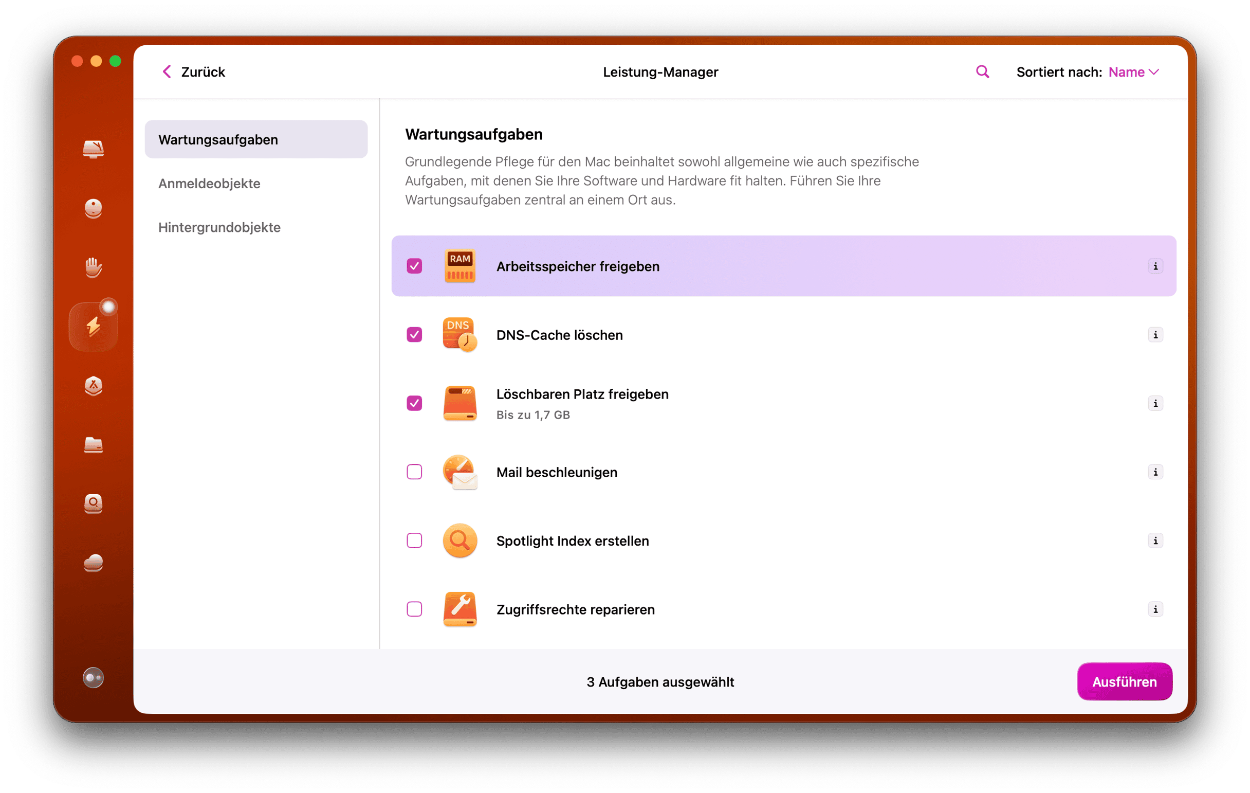 F&uuml;hren Sie einfache Wartungsarbeiten durch
