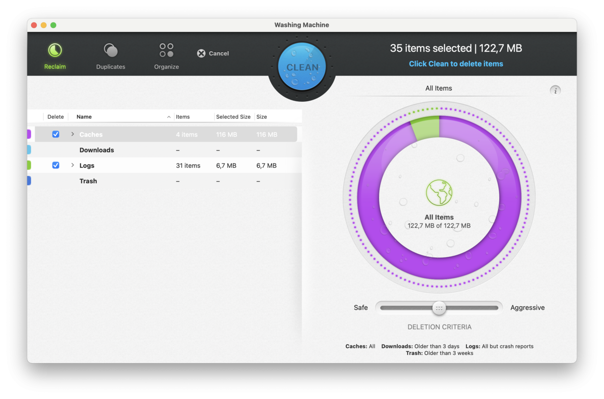 Intego Washing Machine Mac cleaner app