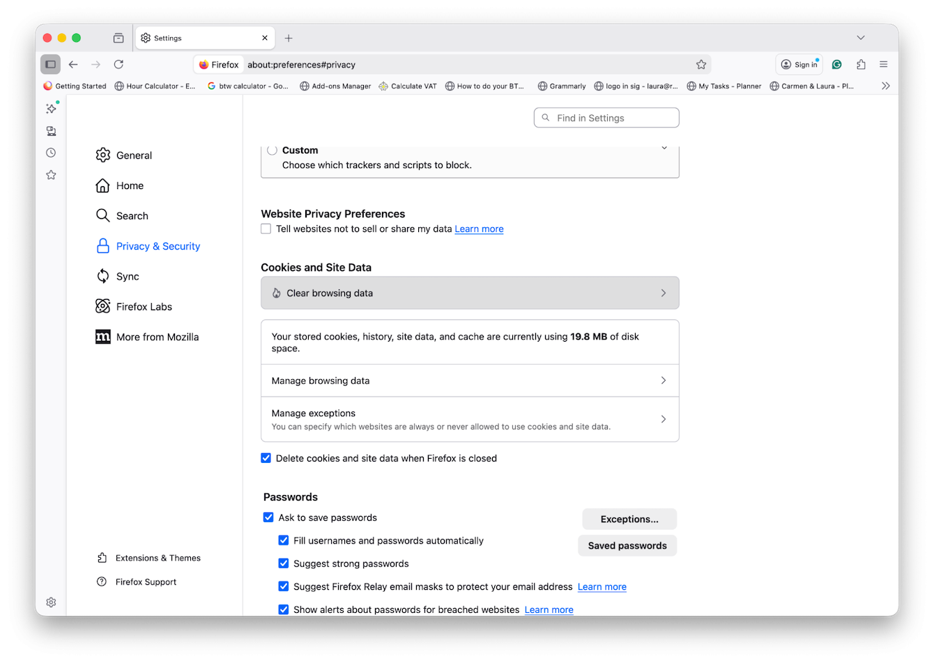 Clear your cache in Firefox