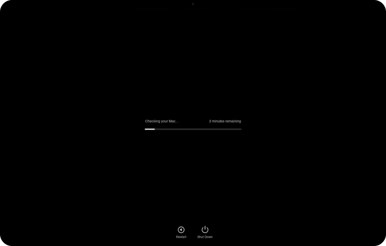 Apple Diagnostics on Mac