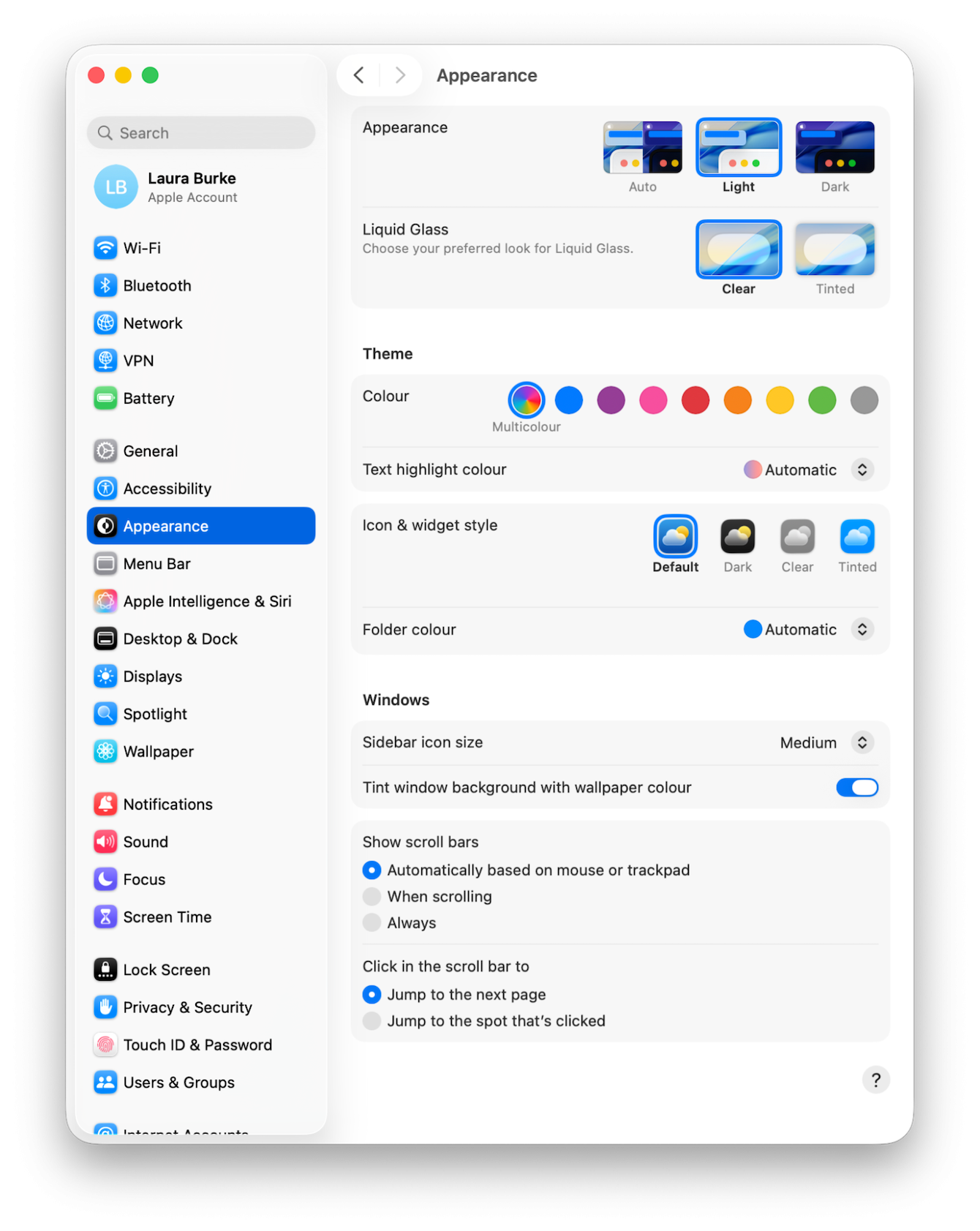 Switch out of Dark Mode