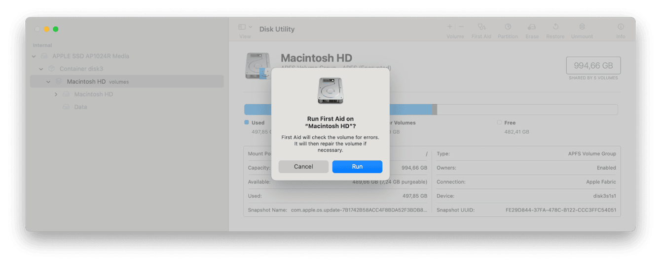 Zugriffsrechte im sicheren Modus reparieren