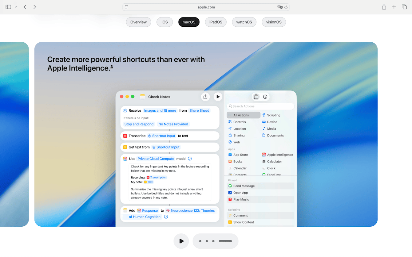 Enhanced Apple Intelligence