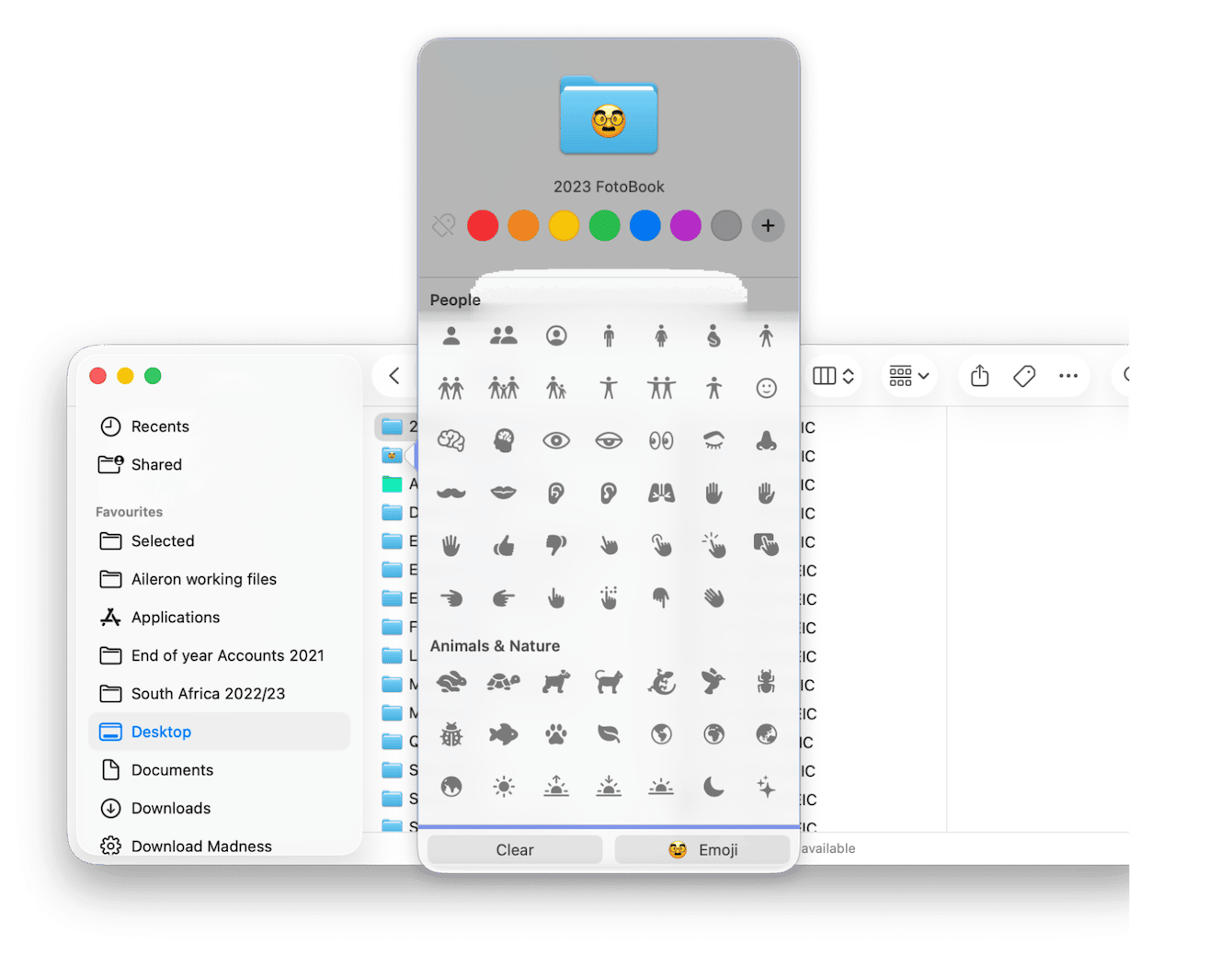 Folder & icon customization