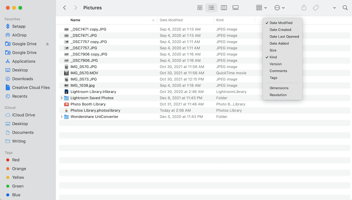 Carpeta Im&aacute;genes