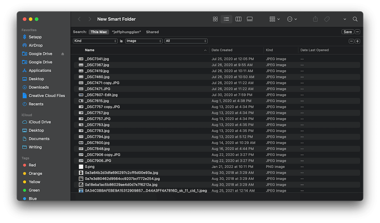 Doppelte Fotos &uuml;ber den Finder l&ouml;schen