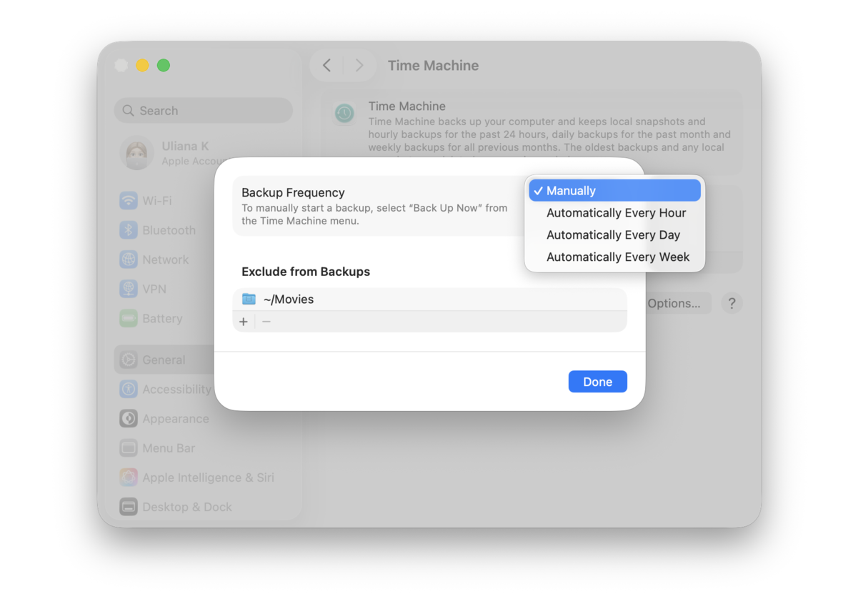 Inaktivera lokala &ouml;gonblicksbilder i Time Machine