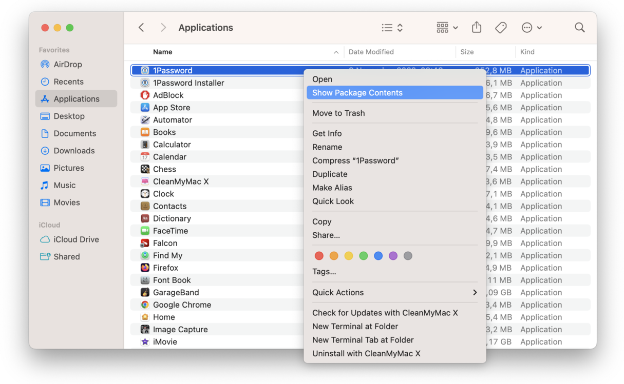 언어 팩 제거하기