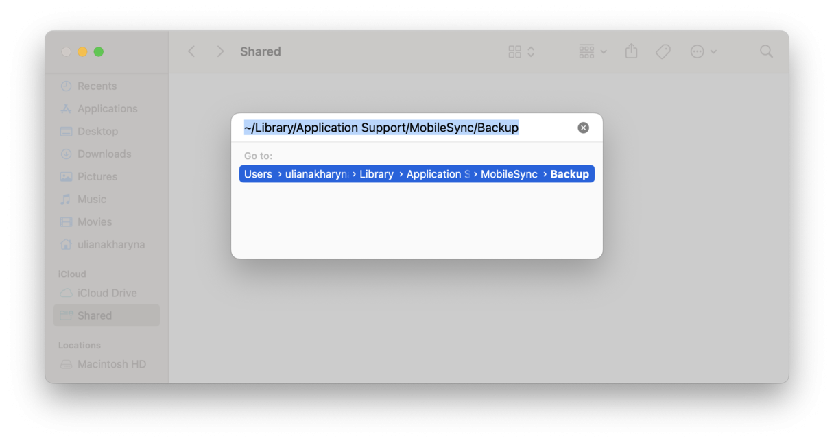 오래된 iOS 백업 지우기