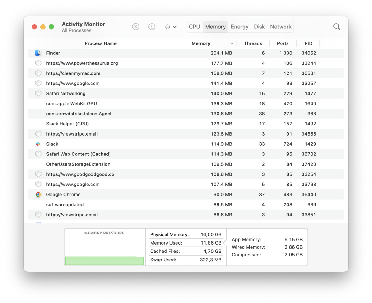 &Uuml;berpr&uuml;fen Sie die Speichernutzung Ihres Mac