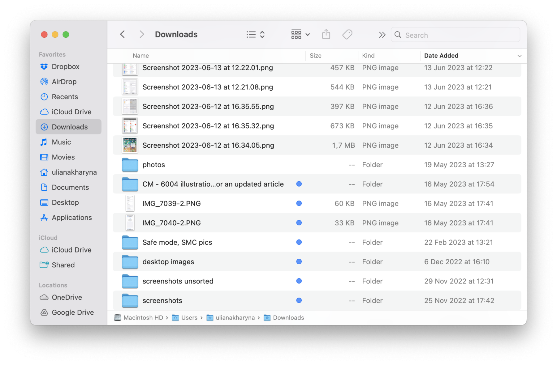 Controleer je map 'Downloads'