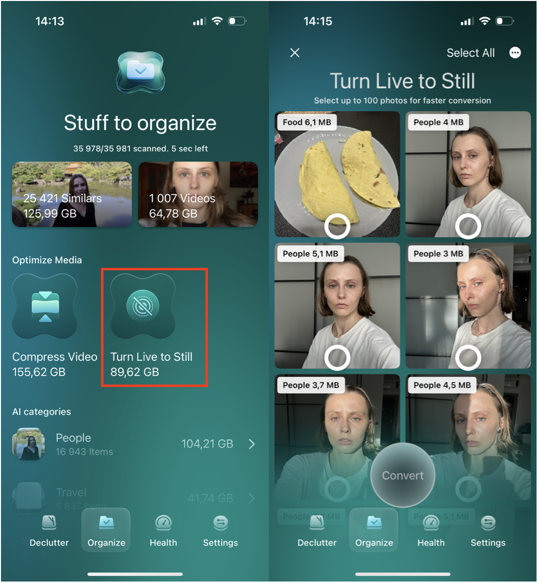 CleanMy®Phone: Live Photos