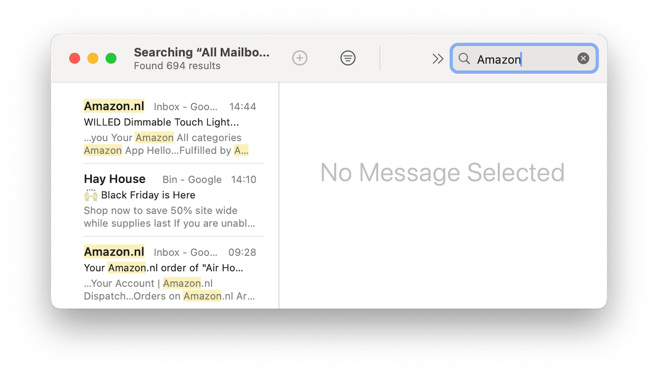 How to tidy up mailbox
