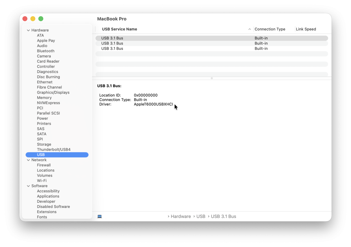 where to find information about drivers on Mac